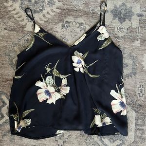 Lush Floral V-Neck Tank Top